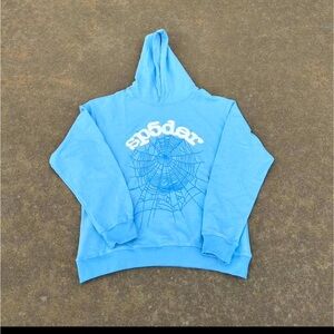 Sky Blue Sp5der Hoodie